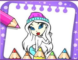 Divertente e Educativo Gioco di Colorazione Bratz per Bambini