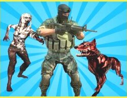 Emocionante Juego de Battle Royale Multijugador: Good Guys VS Bad Boys Zombie