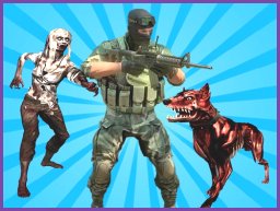 Engaging Multiplayer Battle Royale Game: Good Guys VS Bad Boys Zombie