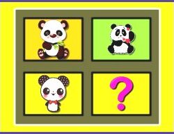 Fordern Sie Ihr Gedächtnis mit dem Memory-Spiel Baby Panda Memory heraus
