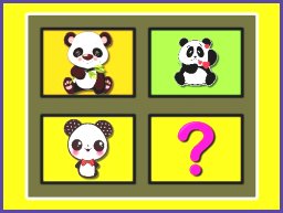 Fordern Sie Ihr Gedächtnis mit dem Memory-Spiel Baby Panda Memory heraus