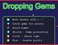 Gemmes Tombantes : Une Aventure Cosmique d’Arcade