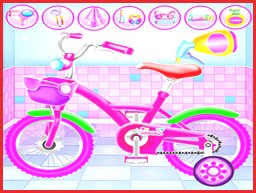 Girl Bike Fix Washing Salon: Clean & Repair Game for Girls