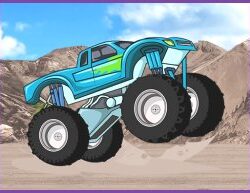 Monster Truck Wheels 2: Conduisez sur des Pistes Extrêmes
