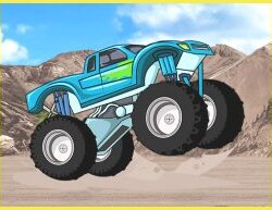 Monster Truck Wheels 2: Drive Through Extreme Tracks