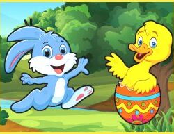 Ostern Hidden Stars: Spaßiges und kostenloses Online-Osterspiel für Kinder