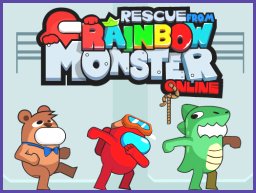 Rescue from Rainbow Monster Online: Free Casual Puzzle Game on Kiz10.com