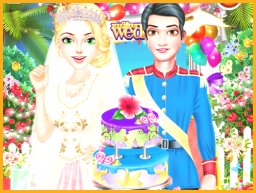 Royal Girl Wedding Day: Design Wedding Cake, Decorate Room & Choose Dress