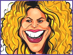 Shakira Funny Face: Crea Espressioni Divertenti con Punti Gialli!