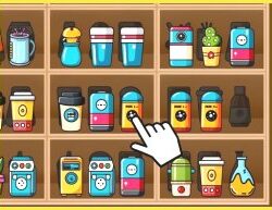 Shelf Shift Match: Strategy and Speed Puzzle Game