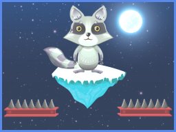 Spiele das Online-Spiel Jumping Raccoon – Stunden voller Spaß