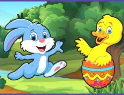 Stelle Nascoste di Pasqua: Divertente e Gratuito Gioco Online di Pasqua per Bambini