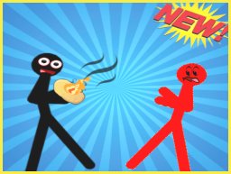 Stickman Hot Potato: Flaming Multiplayer Fun Game