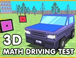 Ultimate Math Driving Test: Fast-paced Cubes Challenge