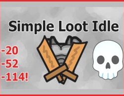 Upgrade Your Hero in Simple Loot Idle Clicker Game