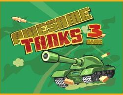 Erlebe Aufregende Kämpfe im Spiel Awesome Tanks 3