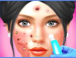 Genießen Sie das ASMR Makeover Beauty Salon Spiel – Behandeln von Hautproblemen und Erstellen von Modischen Looks