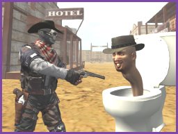 Jeu de Tir dans l’Ouest Sauvage : Cowboy vs Toilettes Skibidi