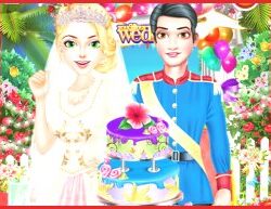 Jour de Mariage de la Princesse: Concevez le Gâteau de Mariage Parfait et Décorez le Lieu