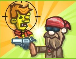 Viva a Emoção de Atirar em Zumbis em Stupid Zombies Online